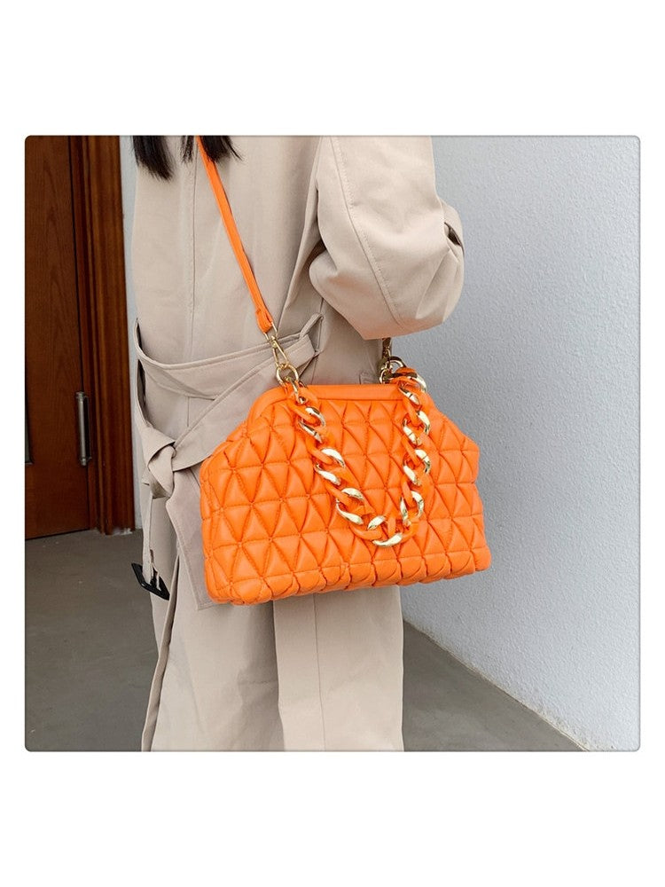 Puffa Quilted Chain Bag