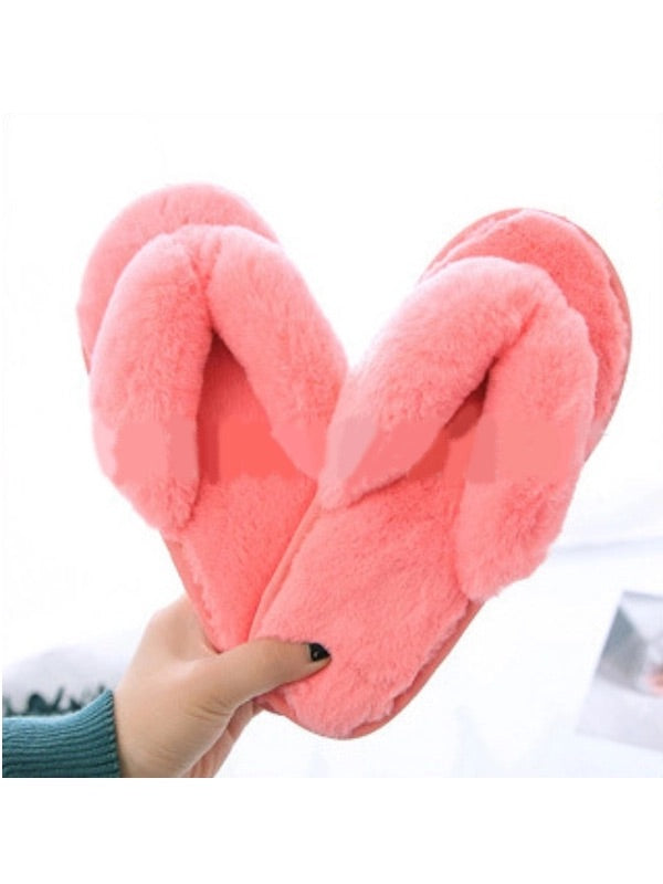 Furry Slide Slippers