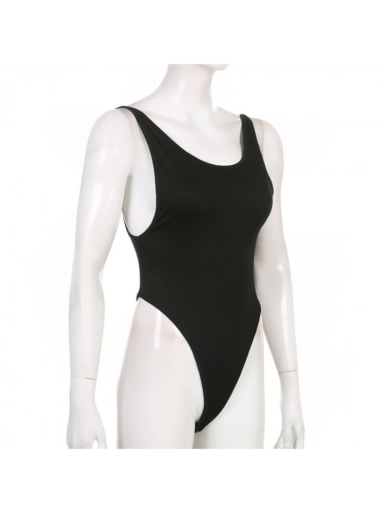 Stretch Backless Bodysuit