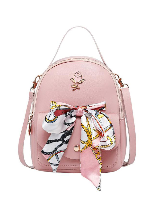 Rose Scarf Backpack