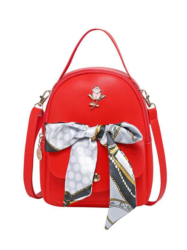 Rose Scarf Backpack