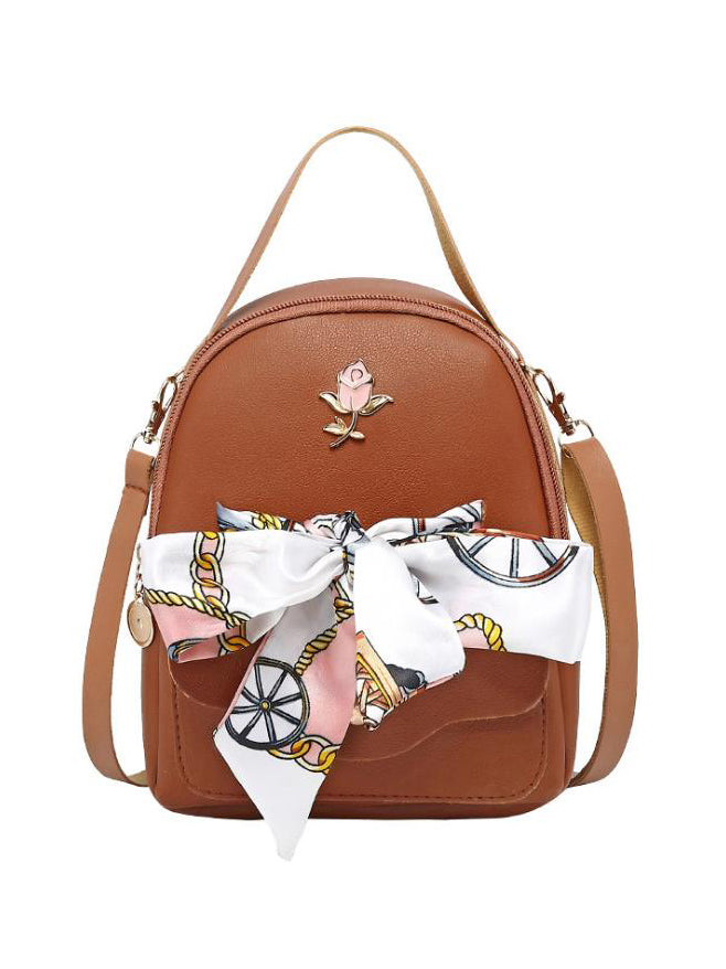 Rose Scarf Backpack