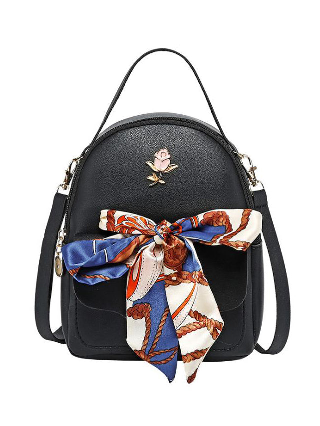 Rose Scarf Backpack