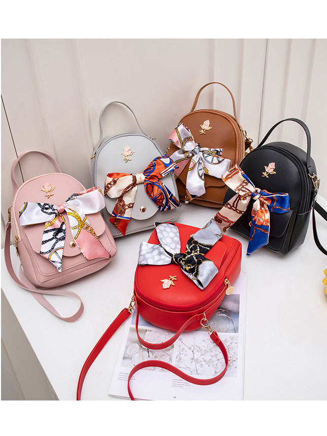 Rose Scarf Backpack