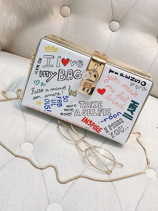 Doodle Clutch Bag