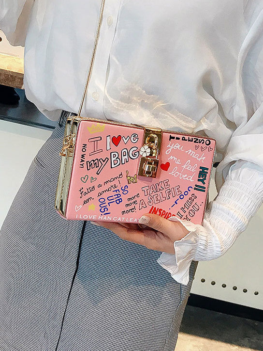 Doodle Clutch Bag