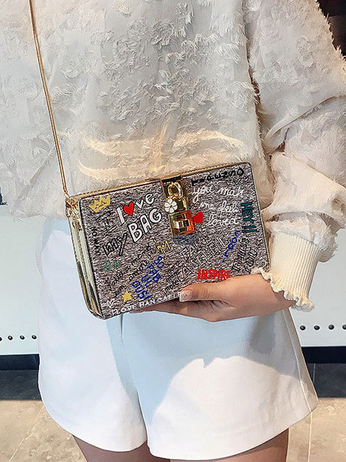 Doodle Clutch Bag