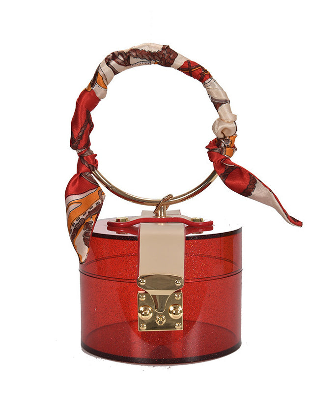 Meesh Clear Bucket Bag
