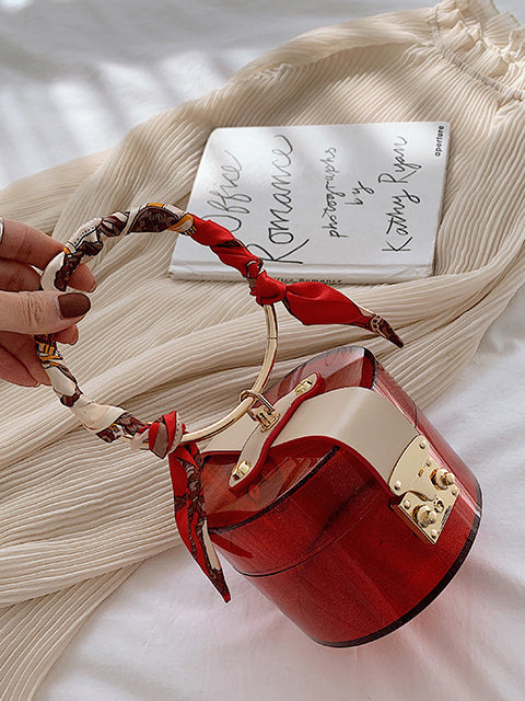 Meesh Clear Bucket Bag