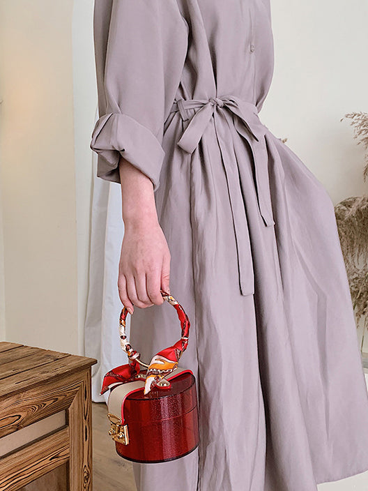 Meesh Clear Bucket Bag