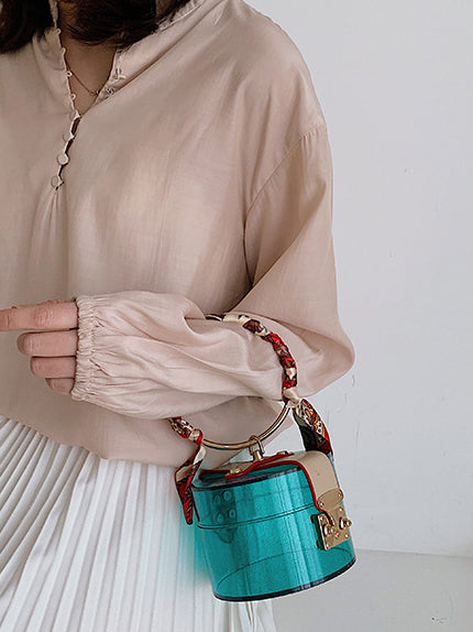 Meesh Clear Bucket Bag