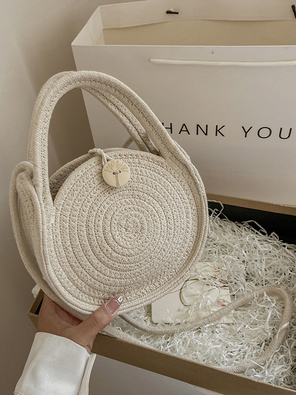 Ria Round Basket Bag