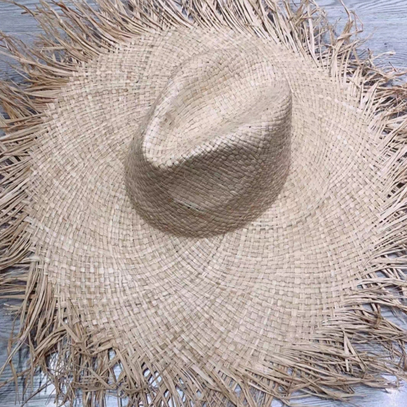Frilly Straw Hat