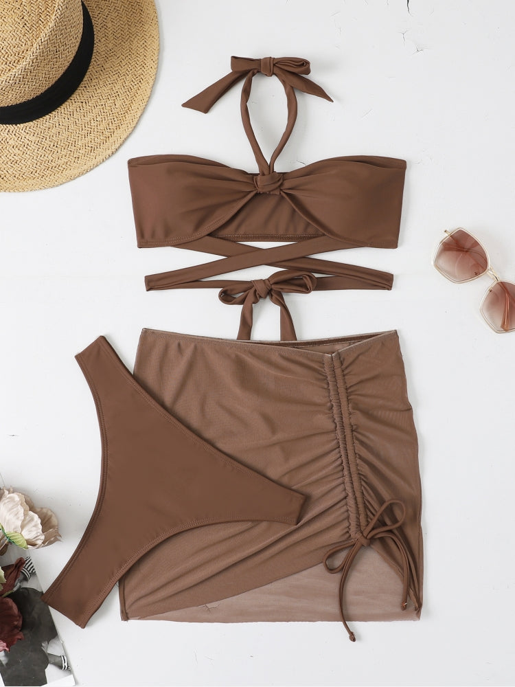 Sia Skirt Sarong Bikini Set
