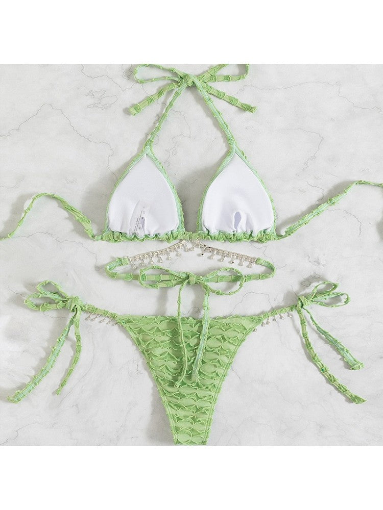 Crinkle Chain Bikini