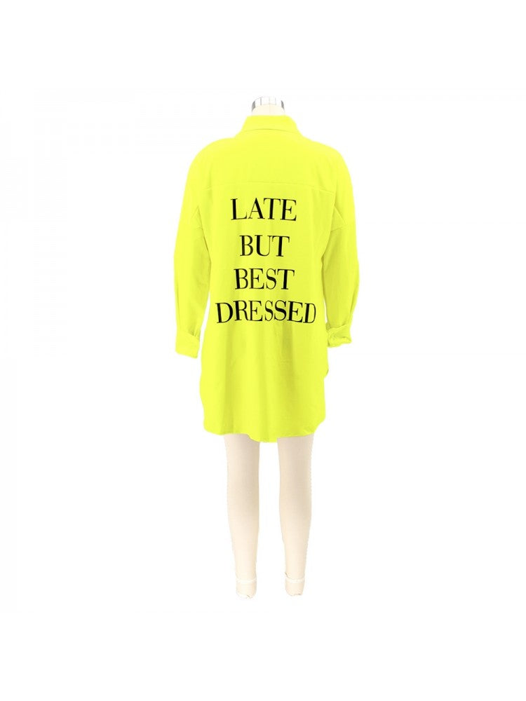 Late But Best Dressed Blouse Dress