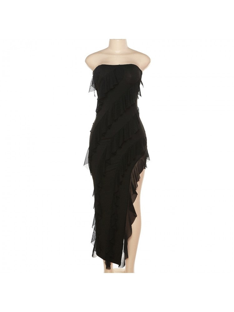 Frillie Split Dress
