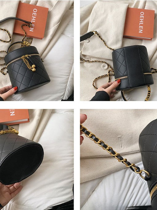 Michelle Qulited Bucket Bag