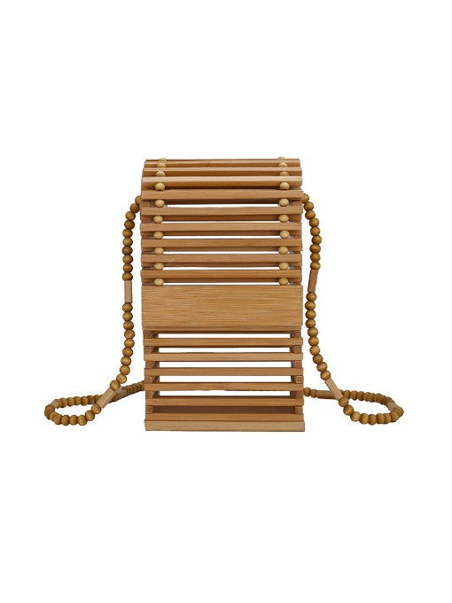 Belle Bamboo Basket Bag