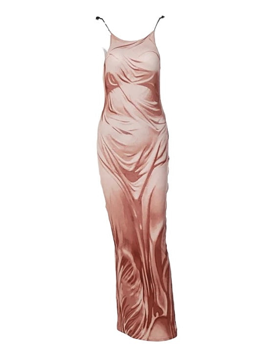 Slip Cling Dress Muave / M