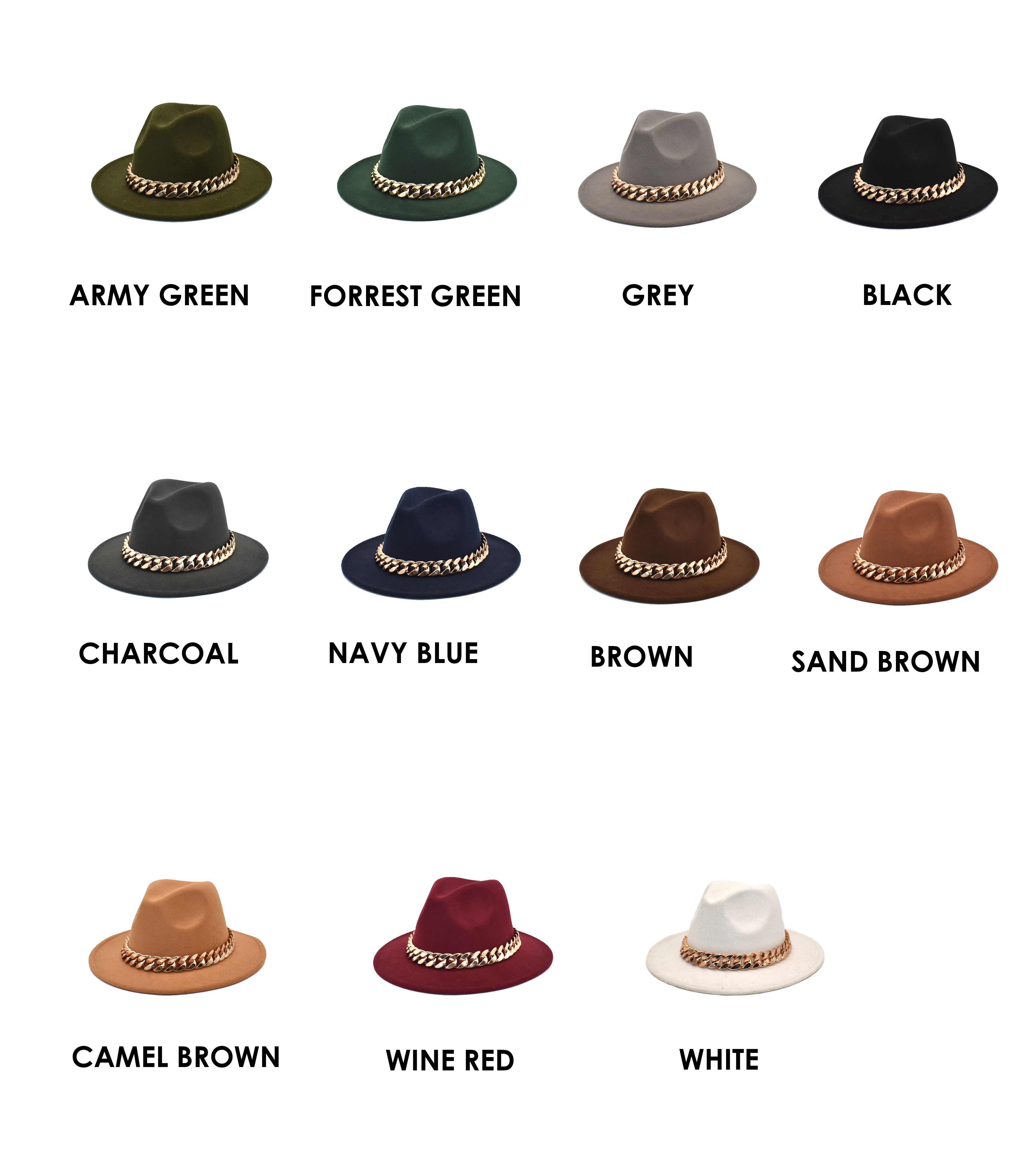 Chained Fedora Hat
