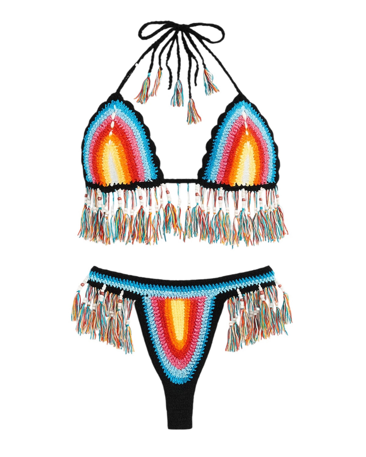 Crochet Tassel Bikini