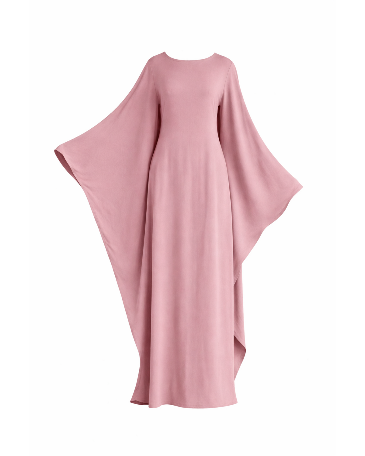 butterfly abaya dress Modern Muslim Woman's Two Piece - 3651 wrinkled satin Amara Butterfly Abaya Dress