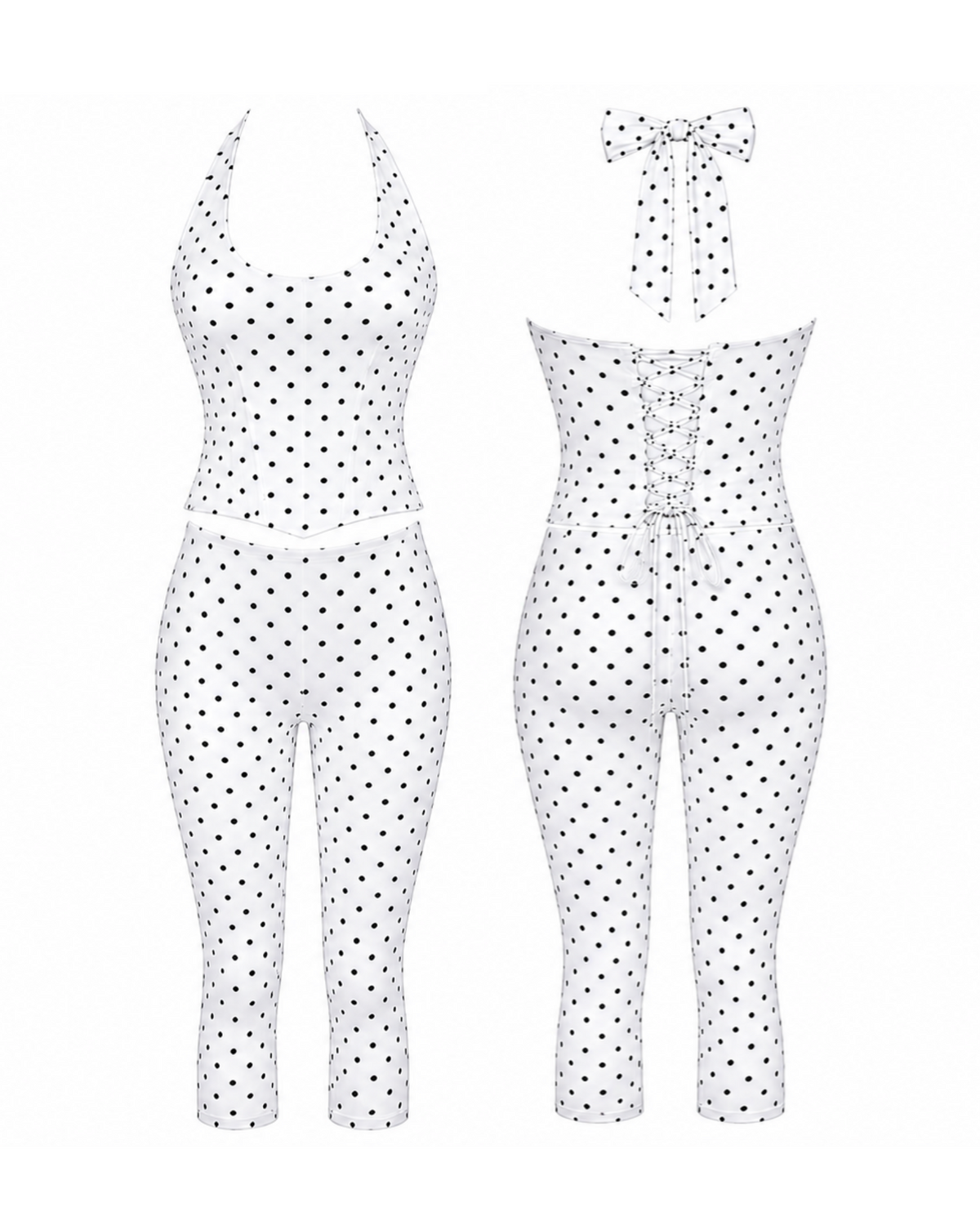Amour Polka Dot Set