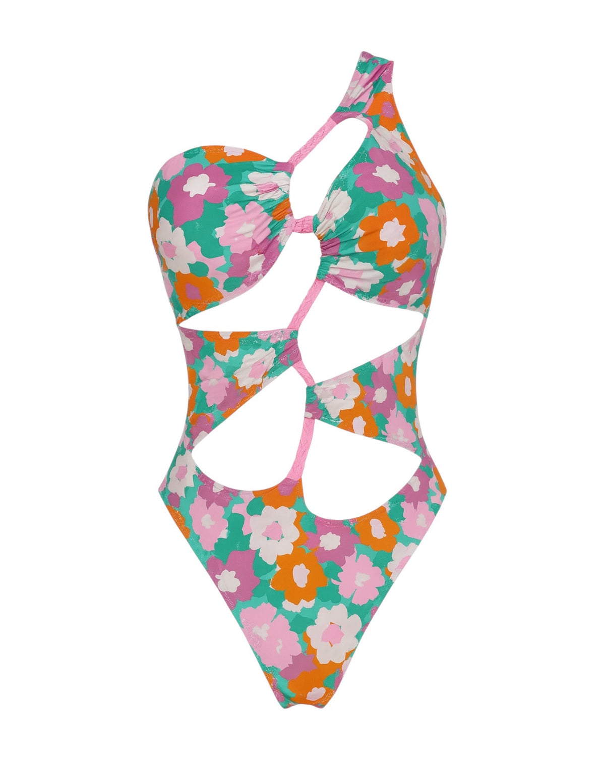 Floral Plait Swimsuit