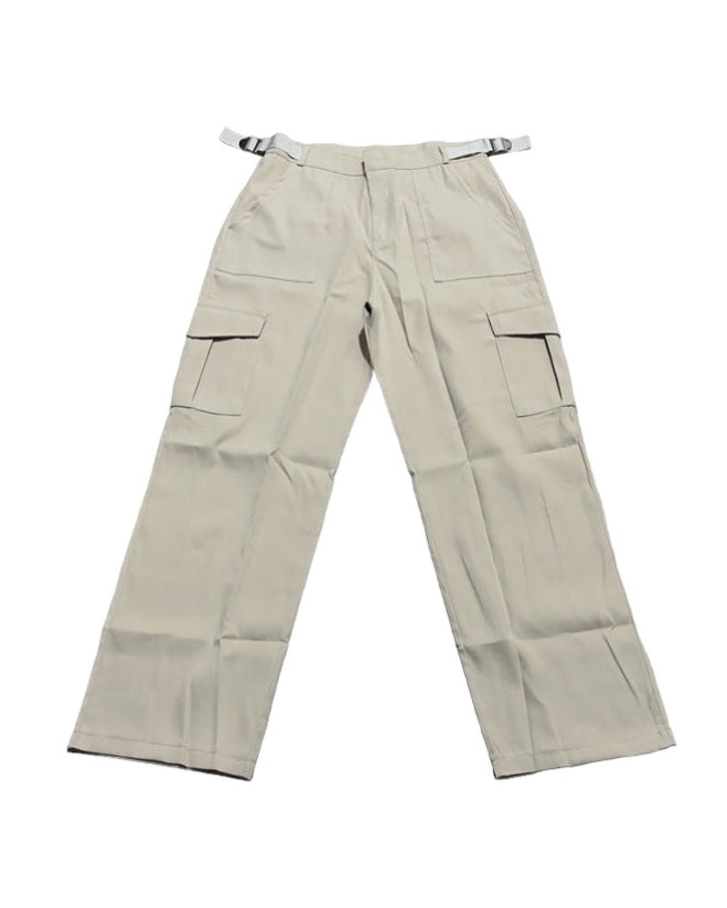Waist Clinched Cargo Pants