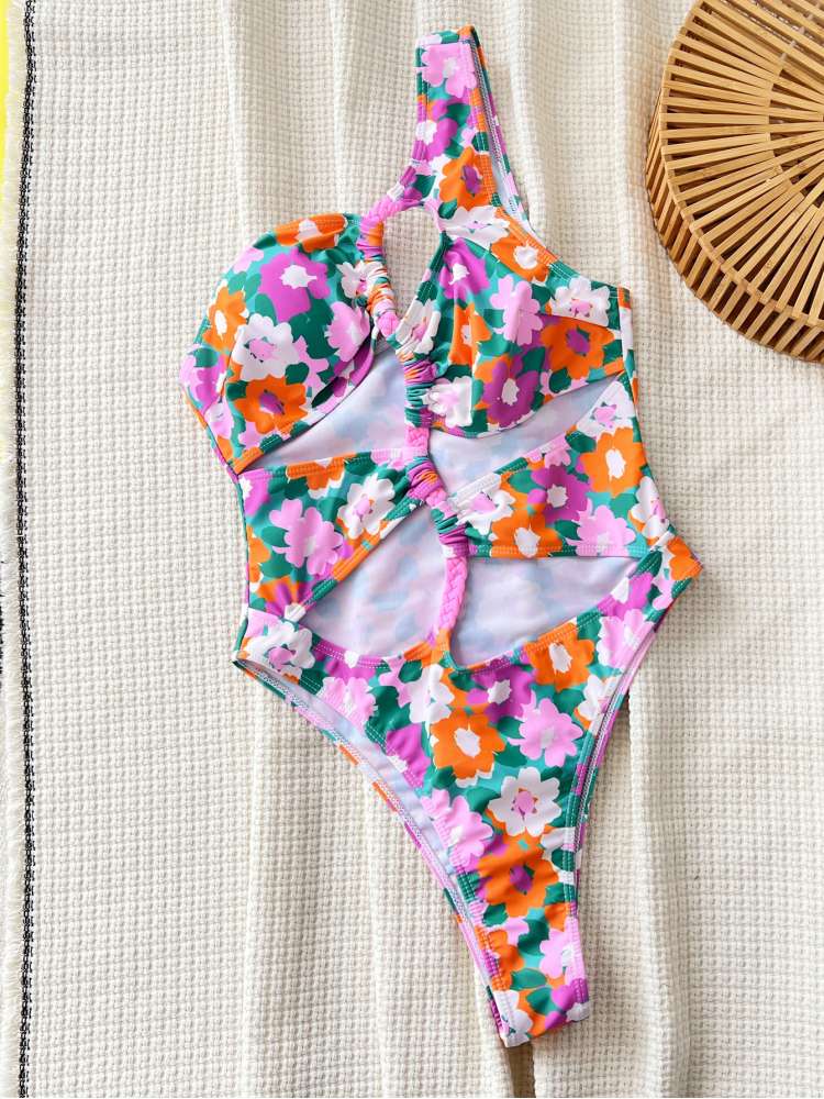 Floral Plait Swimsuit