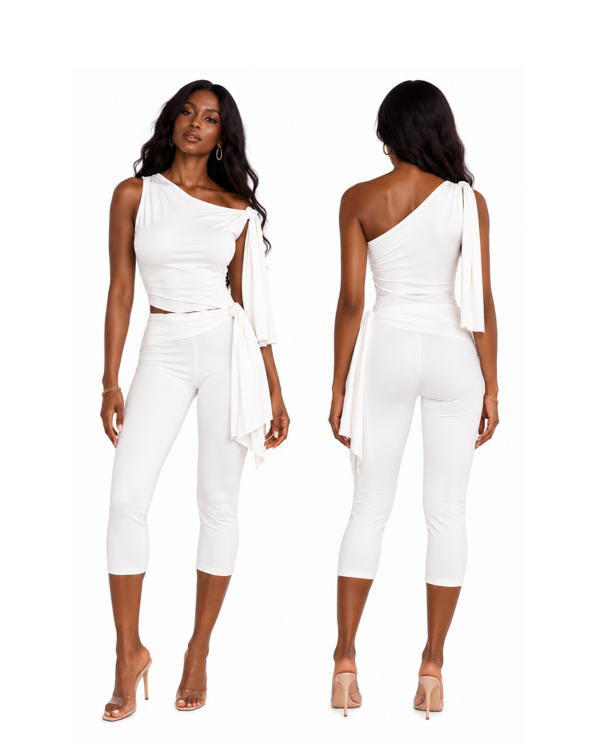 Bow Off Shoulder Set