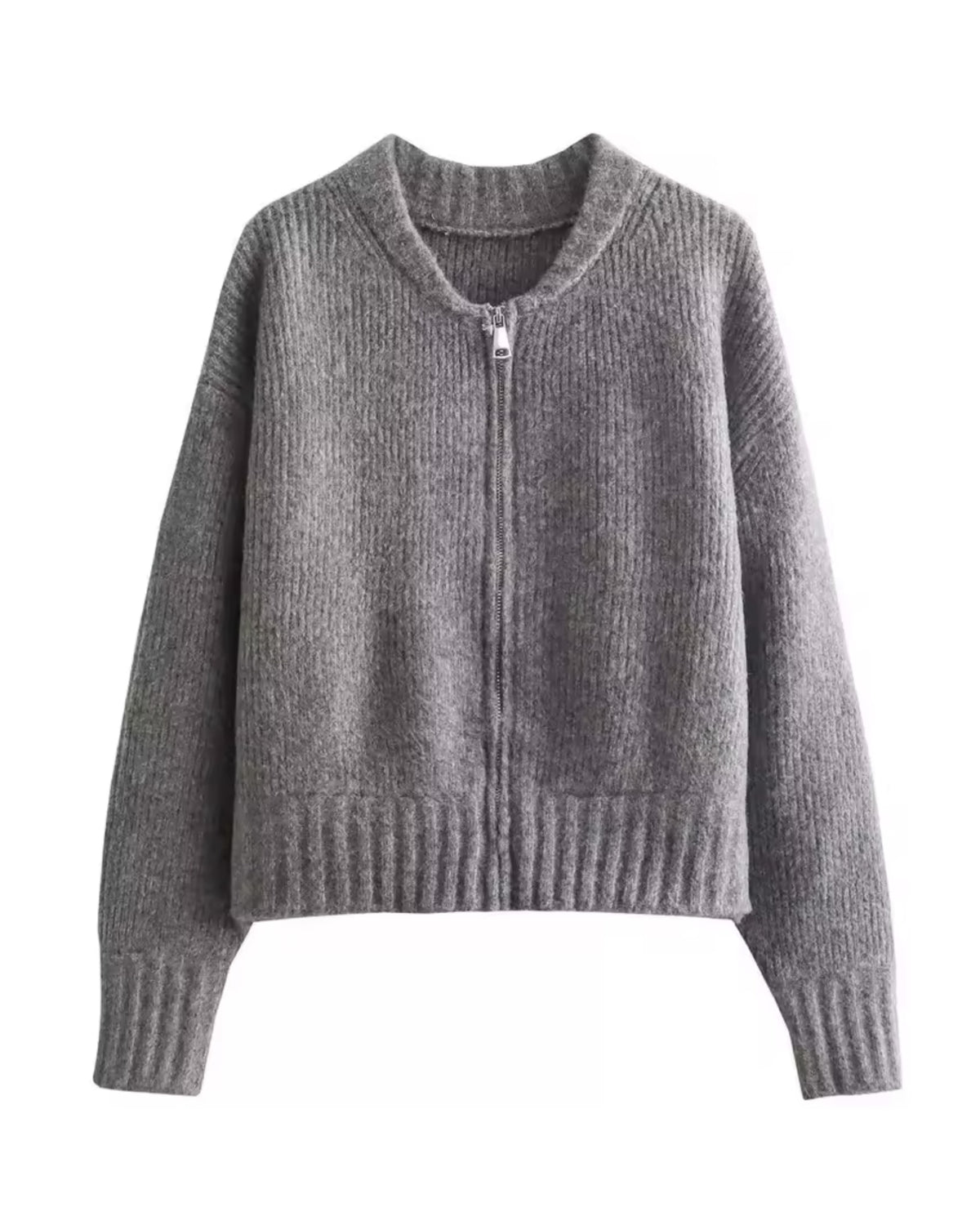 Zaye Zipper Cardigan