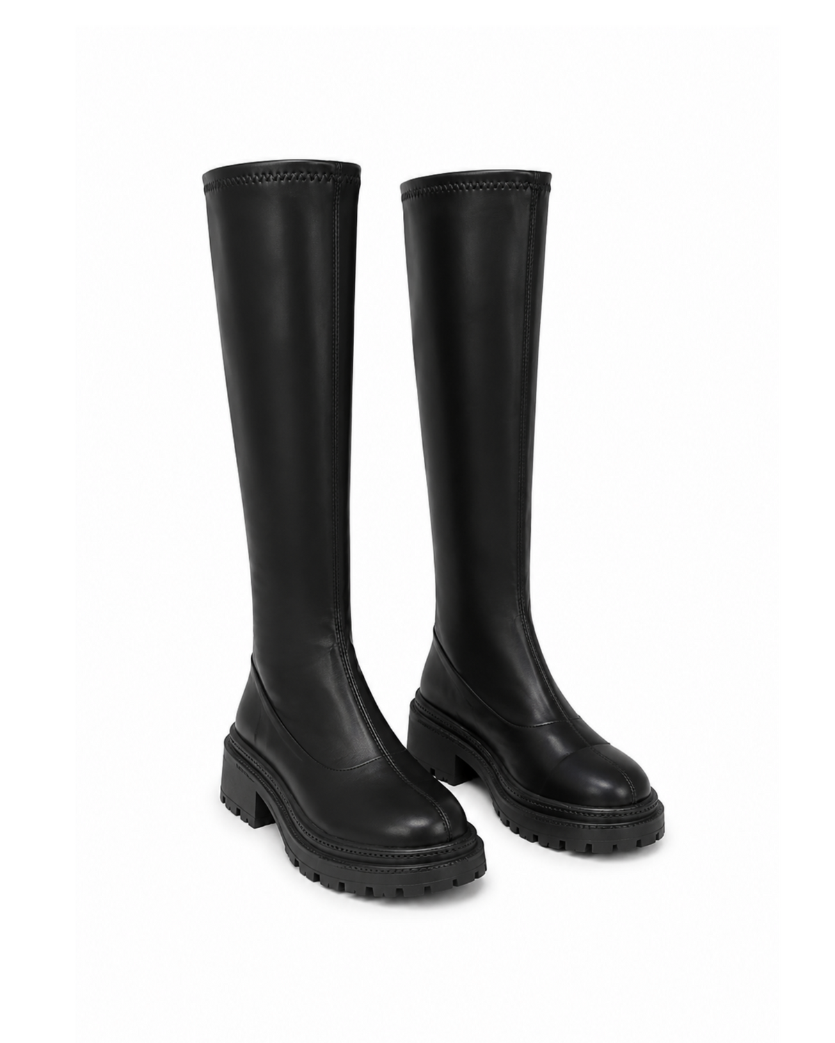 Chunky High Boots