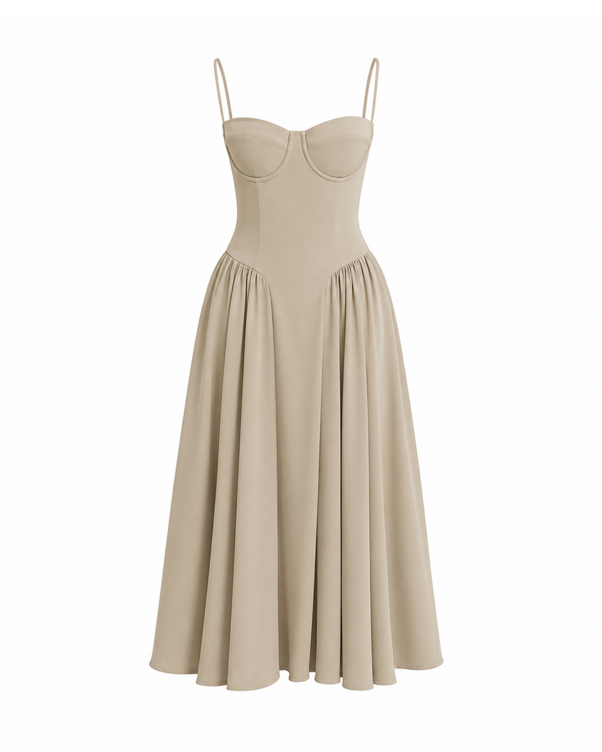 Balconette Midi Dress