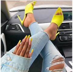 Pointed Mule Heels