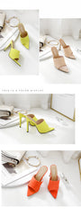 Pointed Mule Heels