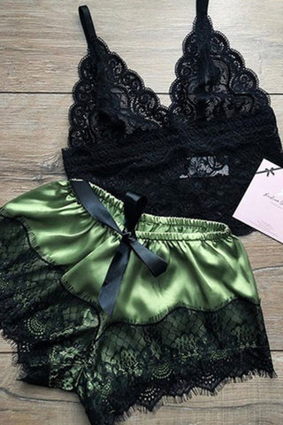 Floral Lacey Night Set