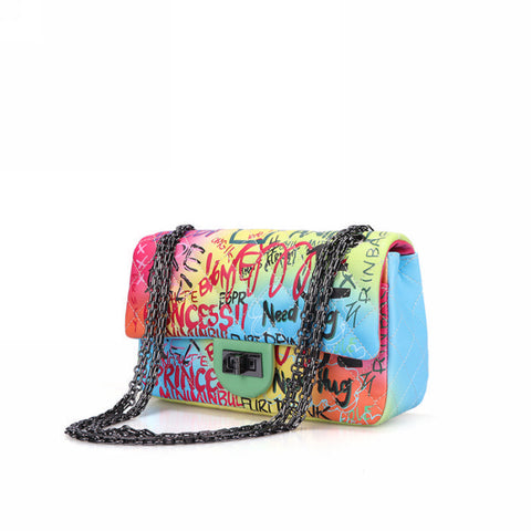 chanel graffiti handbag
