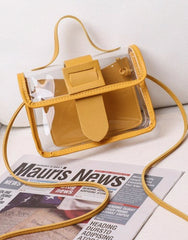 Clear Buckle Handbag