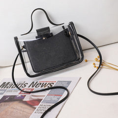 Clear Buckle Handbag