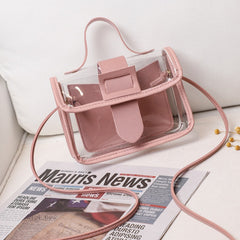 Clear Buckle Handbag