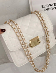 Quilted Buckle Bag