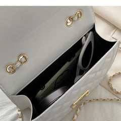 Quilted Buckle Bag