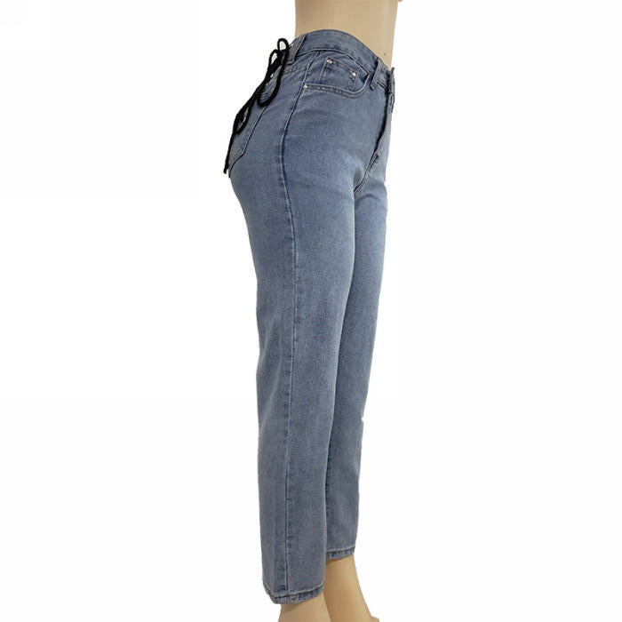 Duo Lace Up Rear Jeans