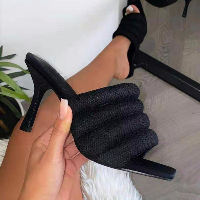 Bubble Mule Heels Outfit Made