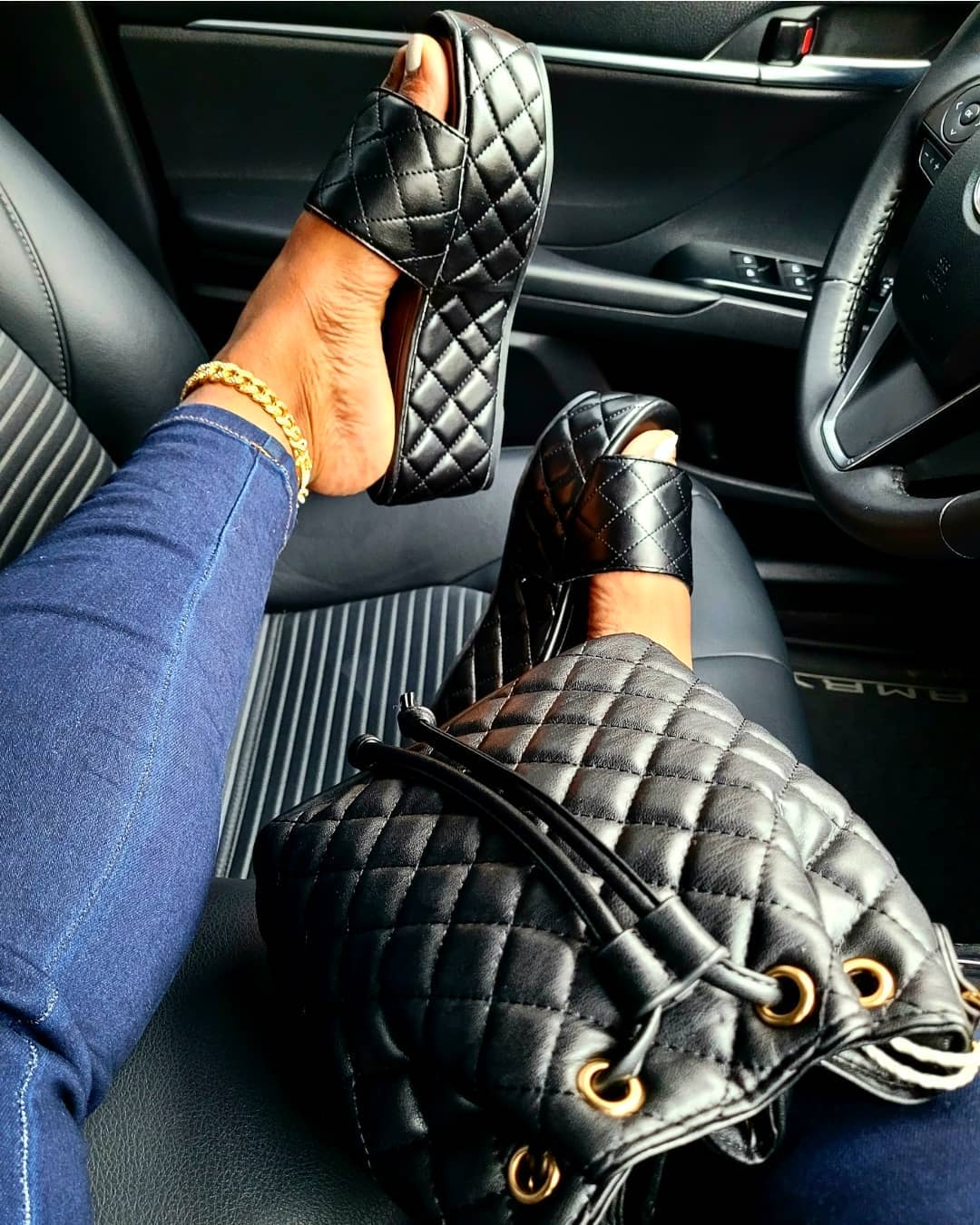 Quilted Platform Sandals â Outfit Made