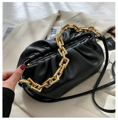 Chain Huddle Clutch Bag