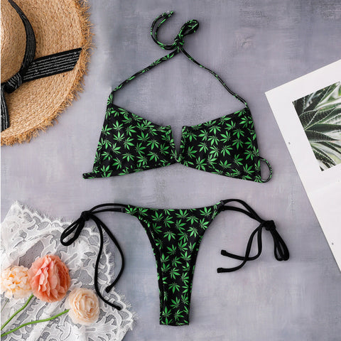 Marijuana Skin Bikini