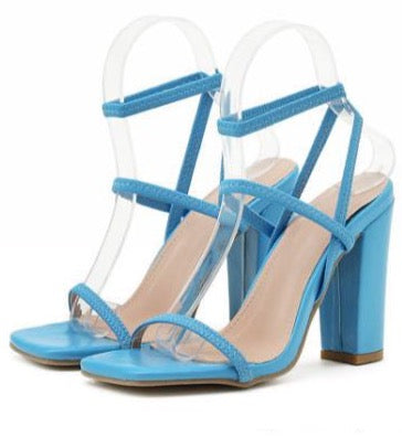 Icy Strappy Heels